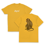 Monkey Smoking Cigarette T-Shirt (Backprint)
