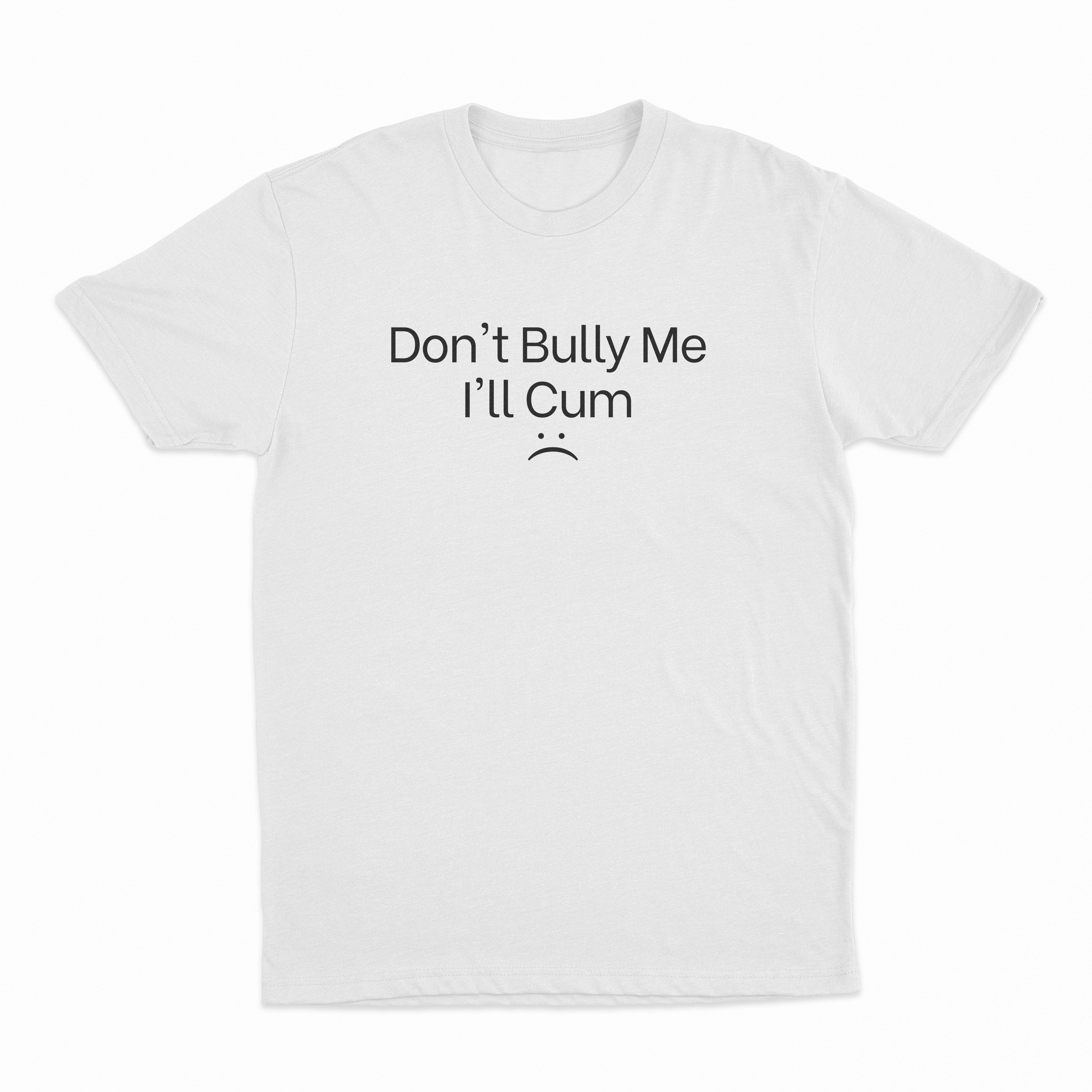 Don't Bully Me I'll Cum :( T-Shirt