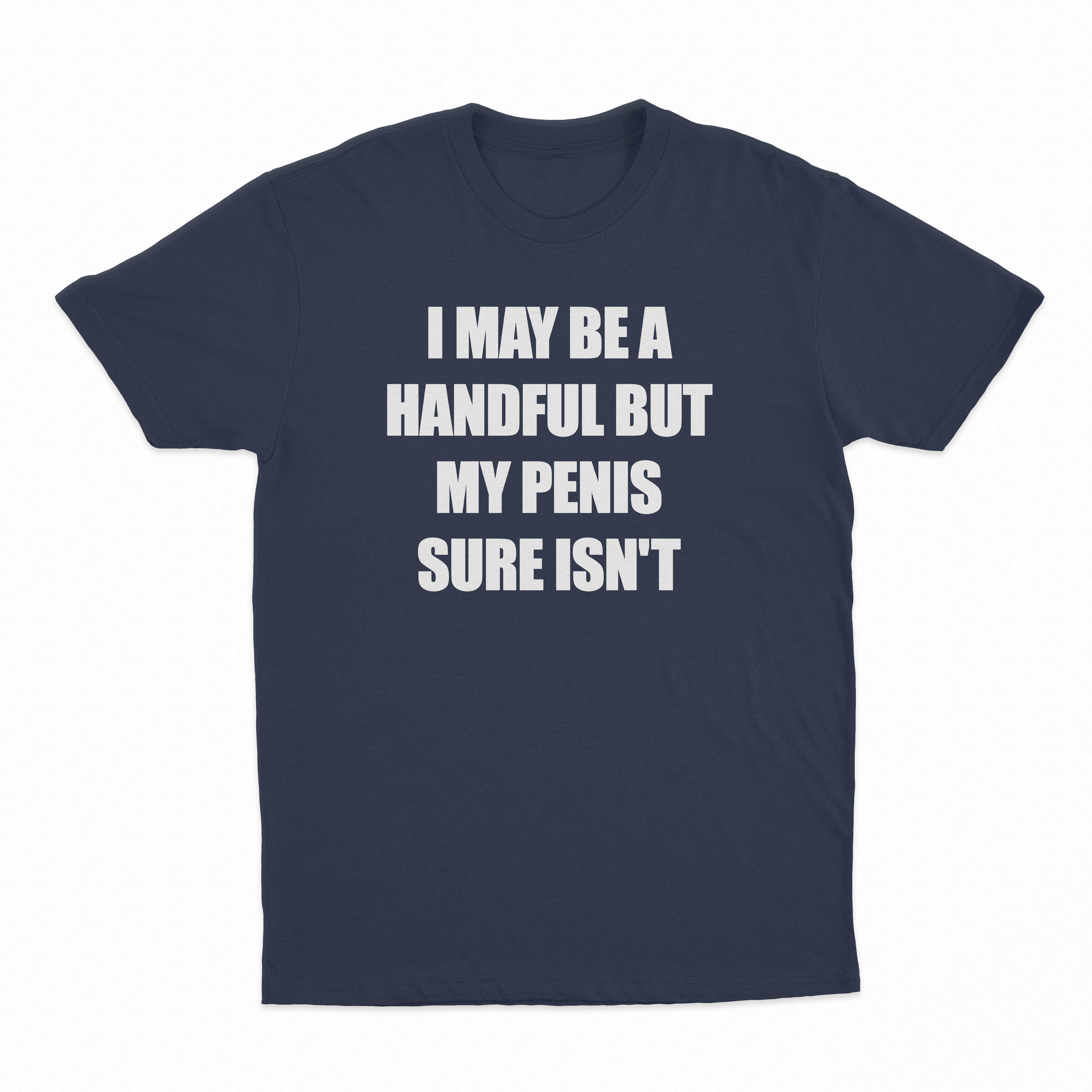 I May Be A Handful But My Penis Sure Isn't T-Shirt