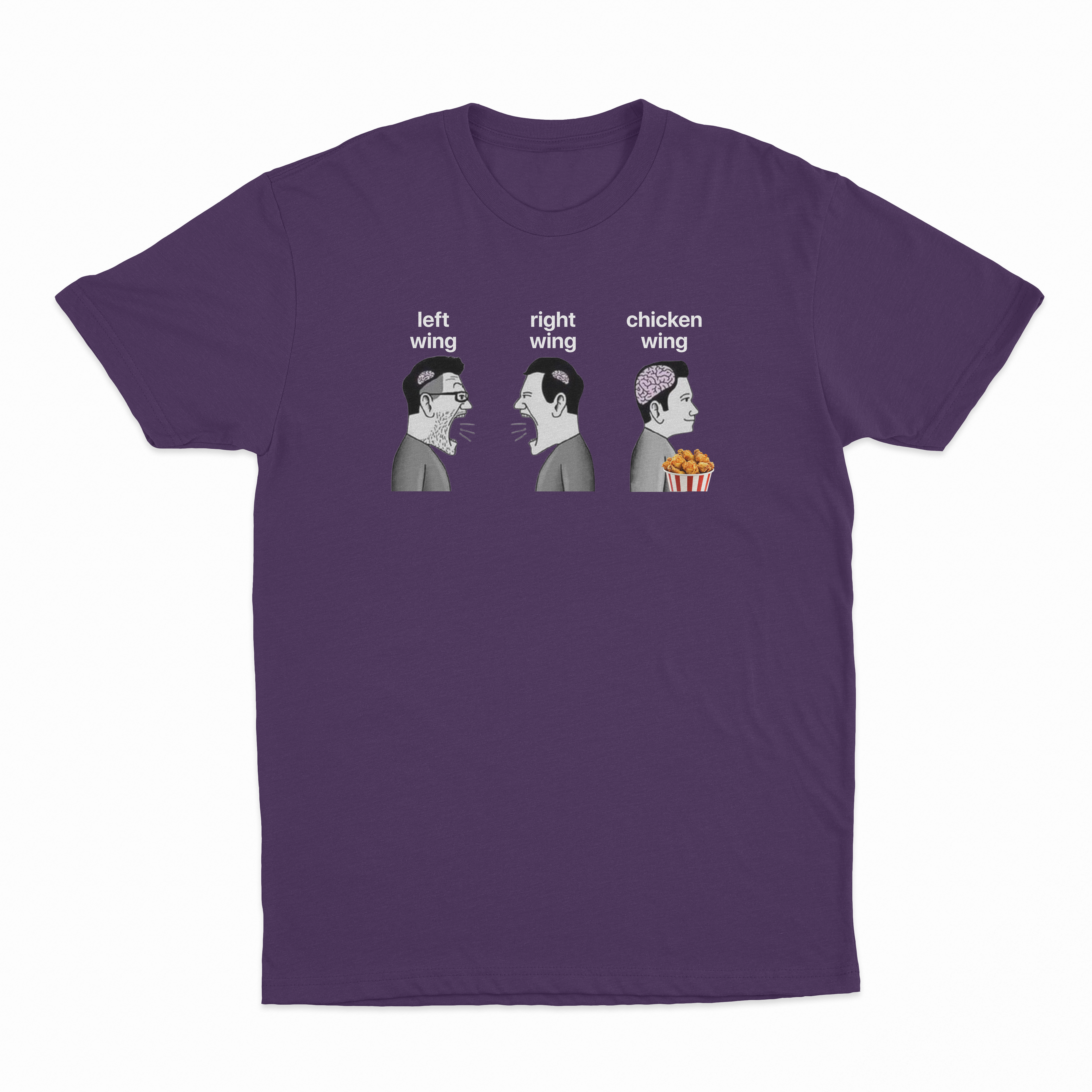 Left Wing Right Wing Chicken Wing T-Shirt