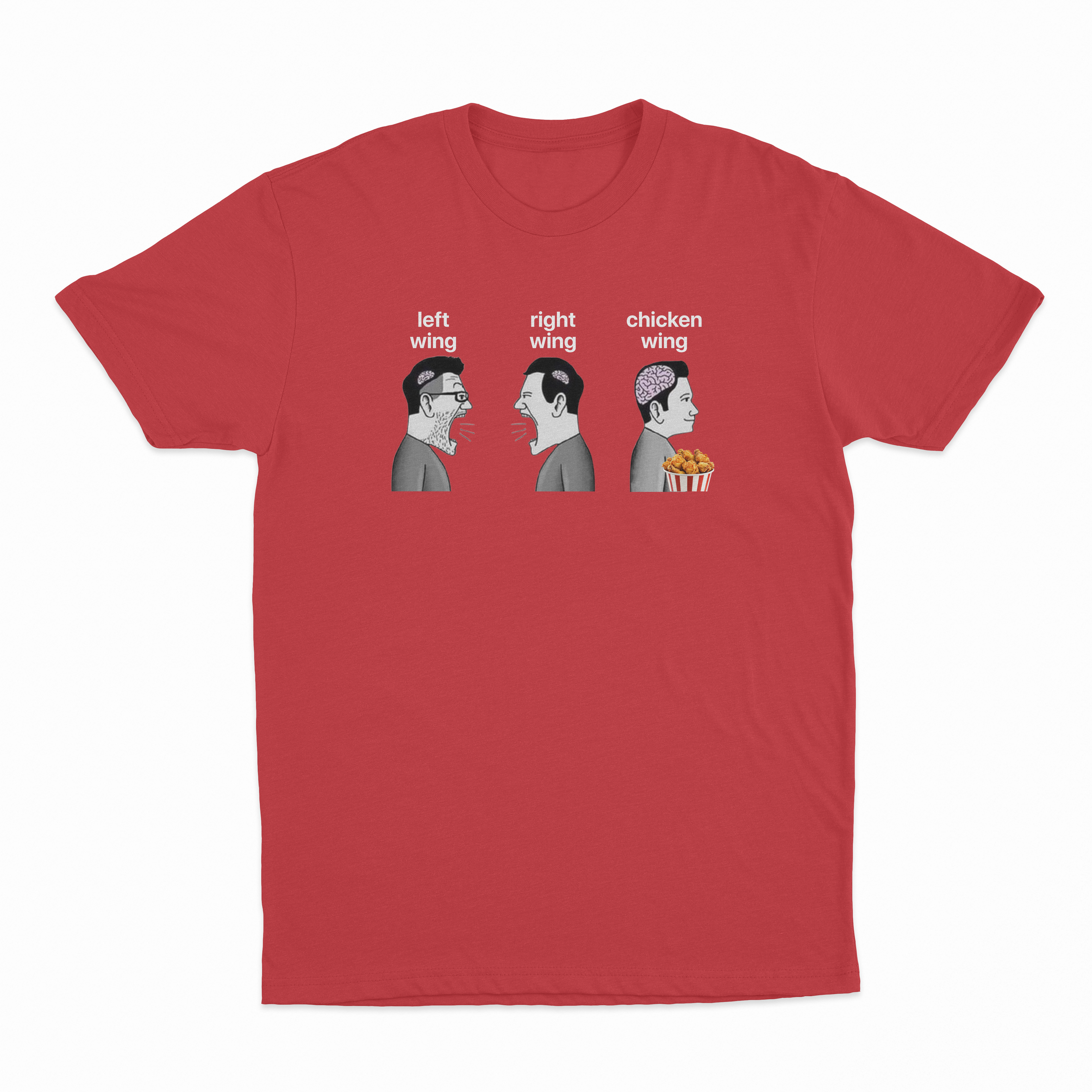 Left Wing Right Wing Chicken Wing T-Shirt