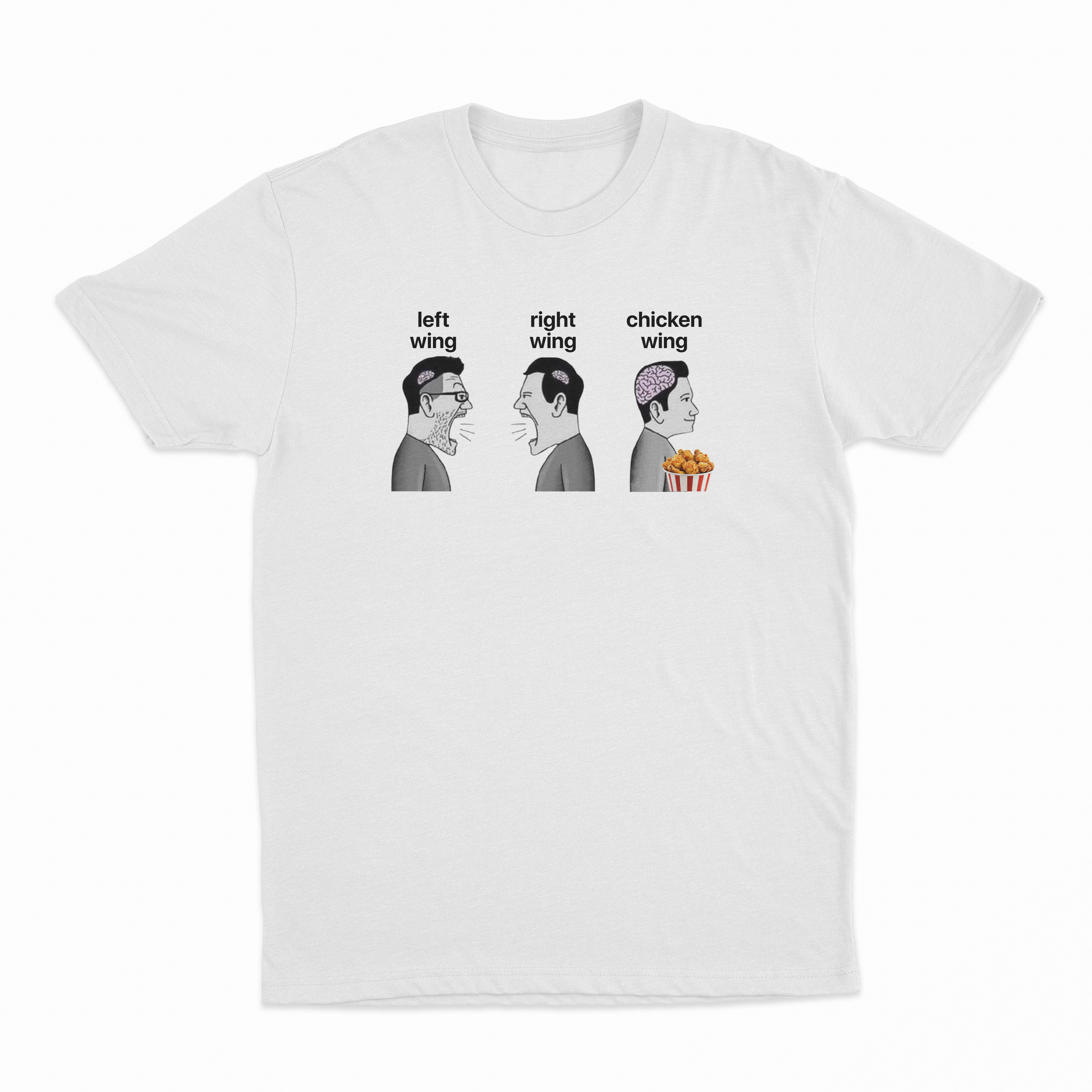 Left Wing Right Wing Chicken Wing T-Shirt