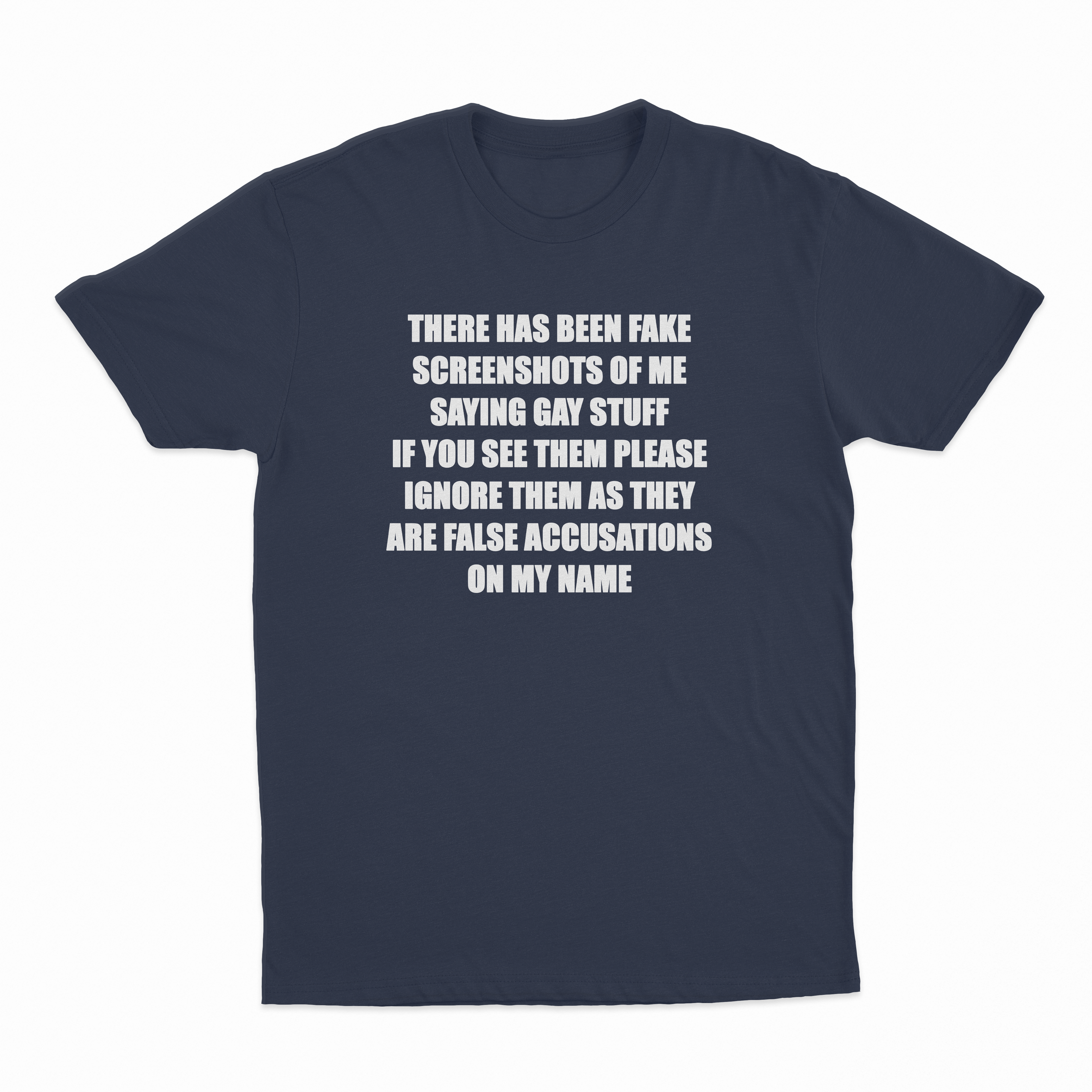 There Has Been Fake Screenshots Of Me Saying Gay Stuff T-Shirt