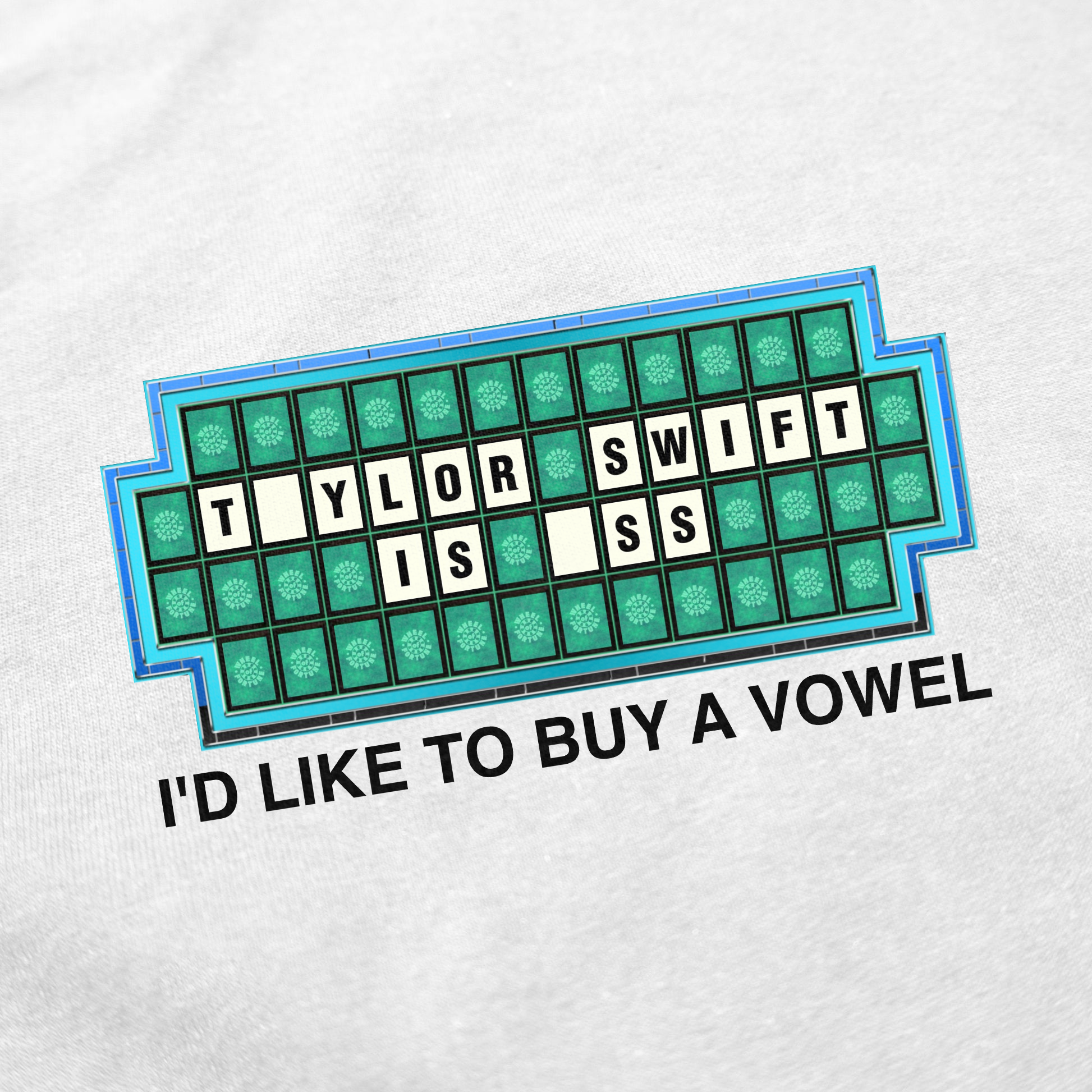 I'd Like To Buy A Vowel T-Shirt